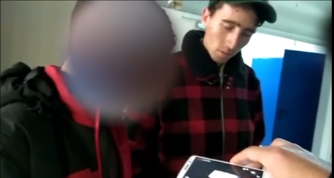 Akiva Glickman meeting a minor